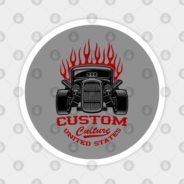 Custom Culture Magnet by Lifeline/BoneheadZ Apparel